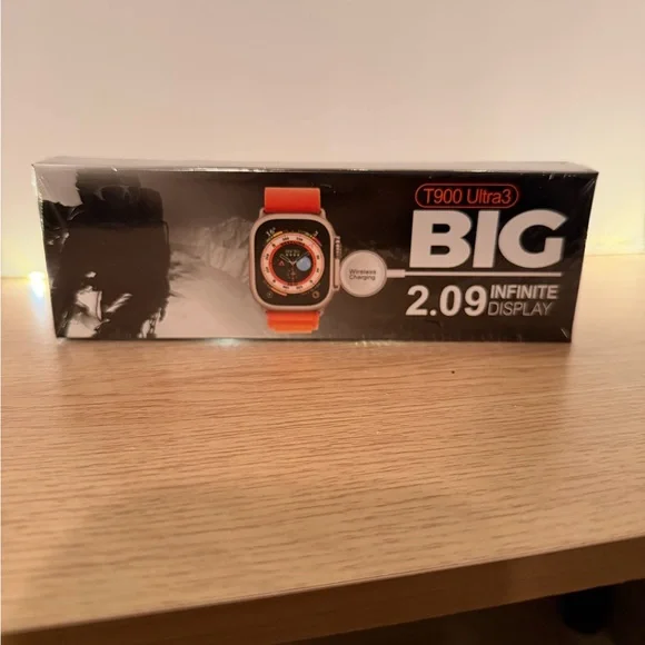 T900 Ultra3 Smartwatch with Orange Band 49mm